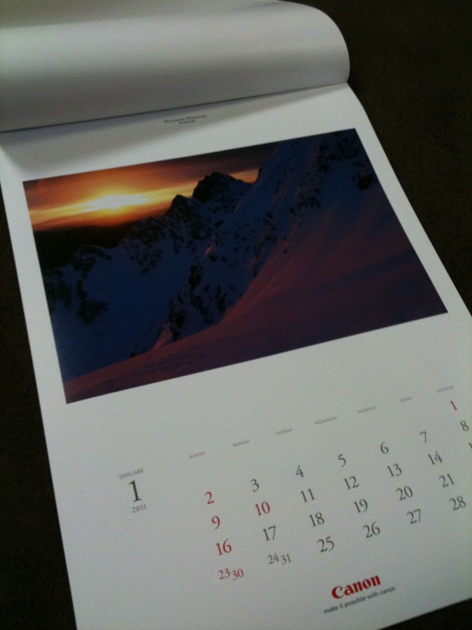 2011 Calendar Photo