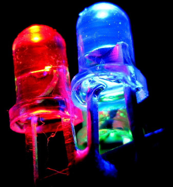 LEDs by Flickr user flakeparadigm