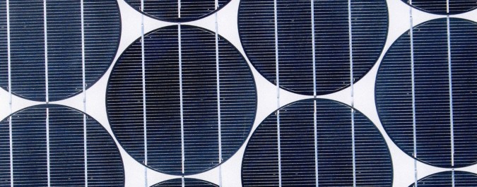 Solar panel detail (photo by Flickr user Wichita Renewable Energy Group)