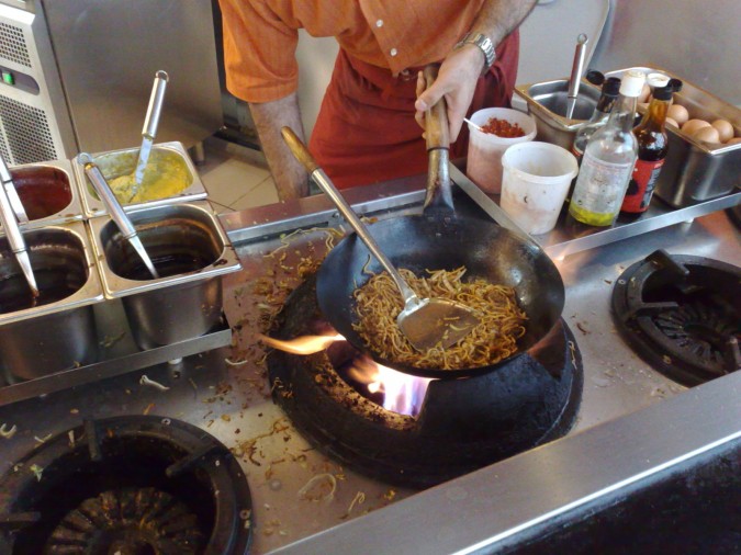 Wok cooking (photo by Flickr user matt512)