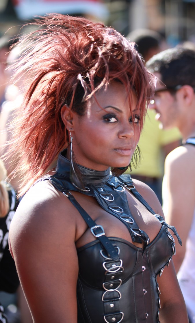 C. Amina Peterson at the San Francisco Folsom Street Fair, September 23, 2012. 