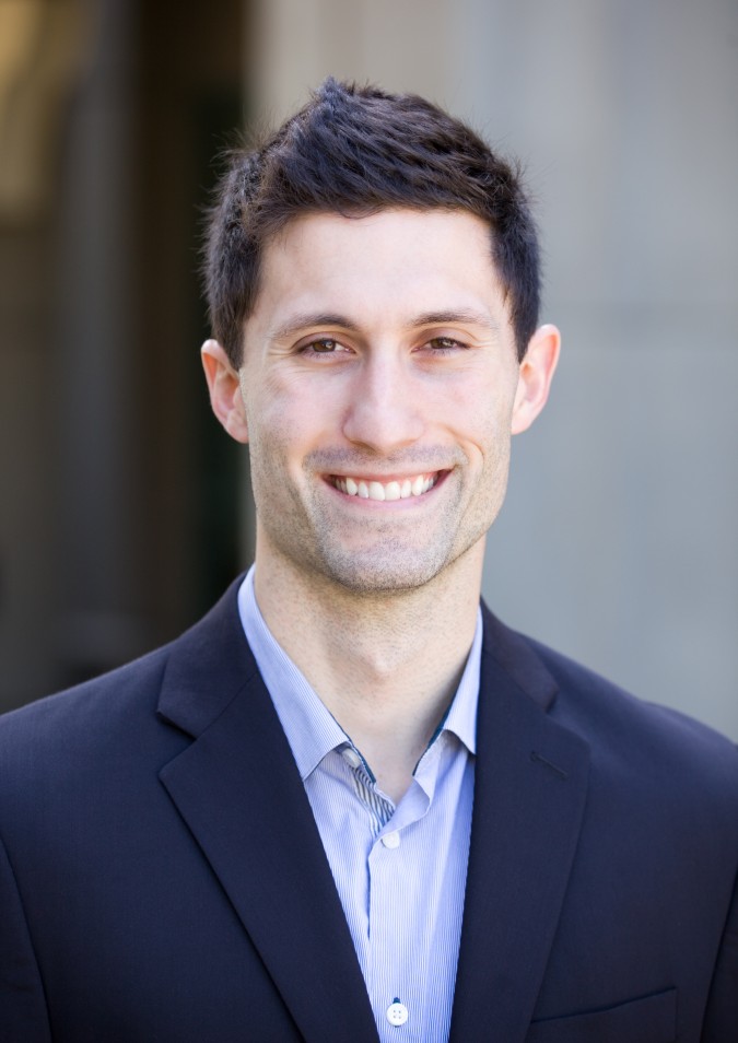 Portrait of keynote speaker Josh Nesbit at 2013 Global Social Venture Competition, April 12, 2013, University of California Berkeley