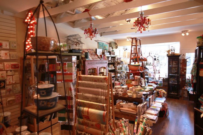 Interior of Heartfelt gift store at 436 Cortland Avenue, San Francisco, California, USA, August 1, 2013. Photo by Kevin Warnock.