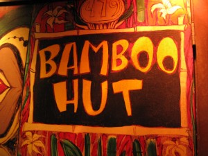 Bamboo Hut sign